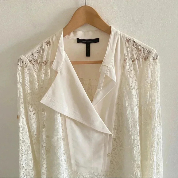 BCBGMAXAZRIA LUNAH LACE TUNIC  DRESS  SIZE S - Picture 3 of 8